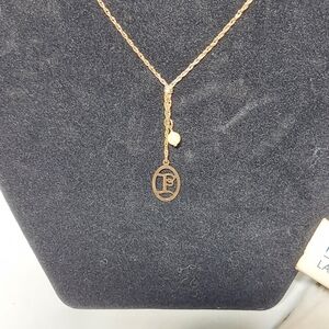 Vintage Avon "I" Personally Yours W/faux Pearl Larait 22-24" Long